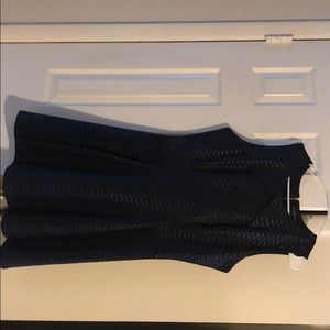 Navy sleeveless dress